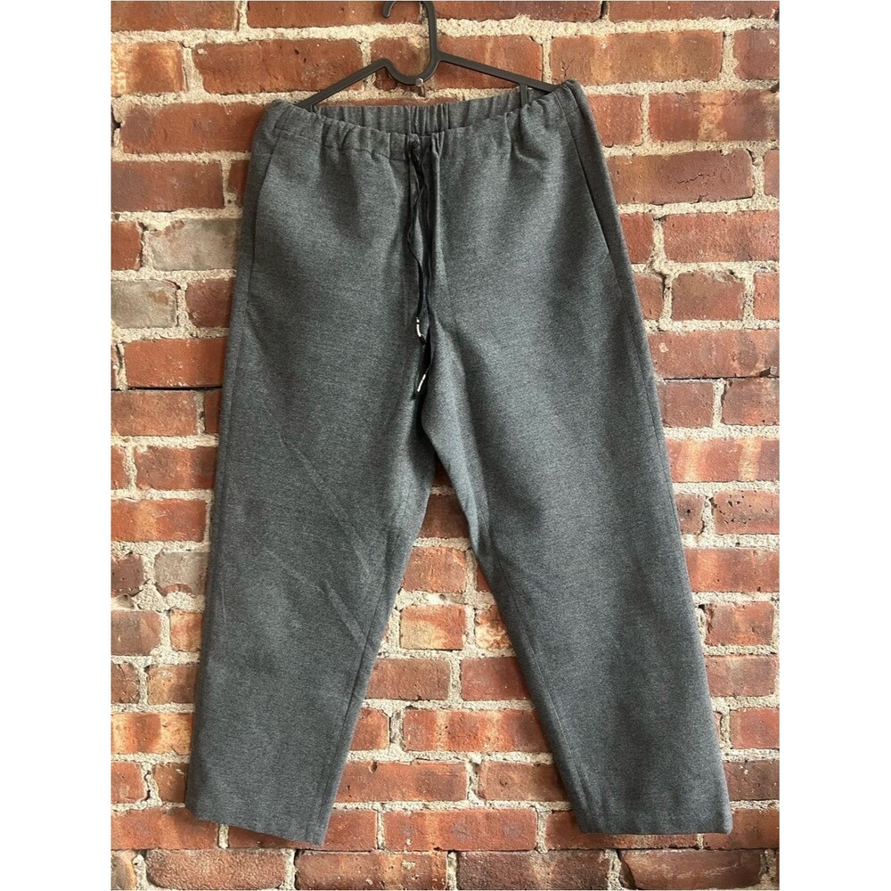 Babaton Dark Charcoal Drawstring Relaxed Work Trouser Jogger Style Pants Sz S